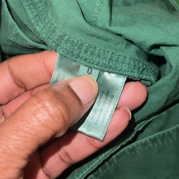 Proenza Schouler White Label Hunter Green Women's Shorts size 0 - Picture 6 of 7